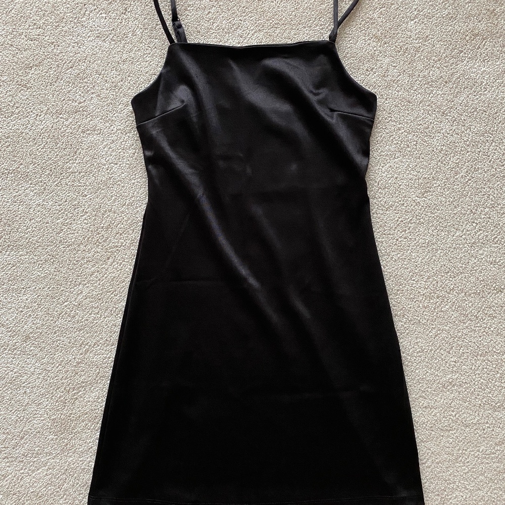 Silky Little Black Dress